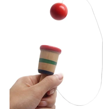 Deti Proti Stresu Kendama Drevené Bilboquet Pohár Zručný Žonglovanie Lopty Predškolského Vzdelávacie Hračky Pre Deti, Vonkajšie Zábavné Hry