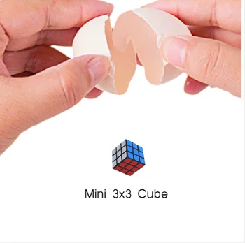 Mini Cube 3x3x3 3 cm Malé Magic Puzzle, Hračky 3x3 Nálepky Prenosné Kocky Trochu Jednoduché, Pričom Twist Múdrosť Hračky 30 mm