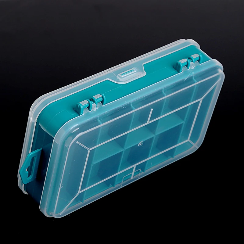 Tool Box Transparentné Dvojité Bočné Multifunkčný Nástroj pre Ukladanie Prípade, Plastové Prípade 896B Obrázok 4