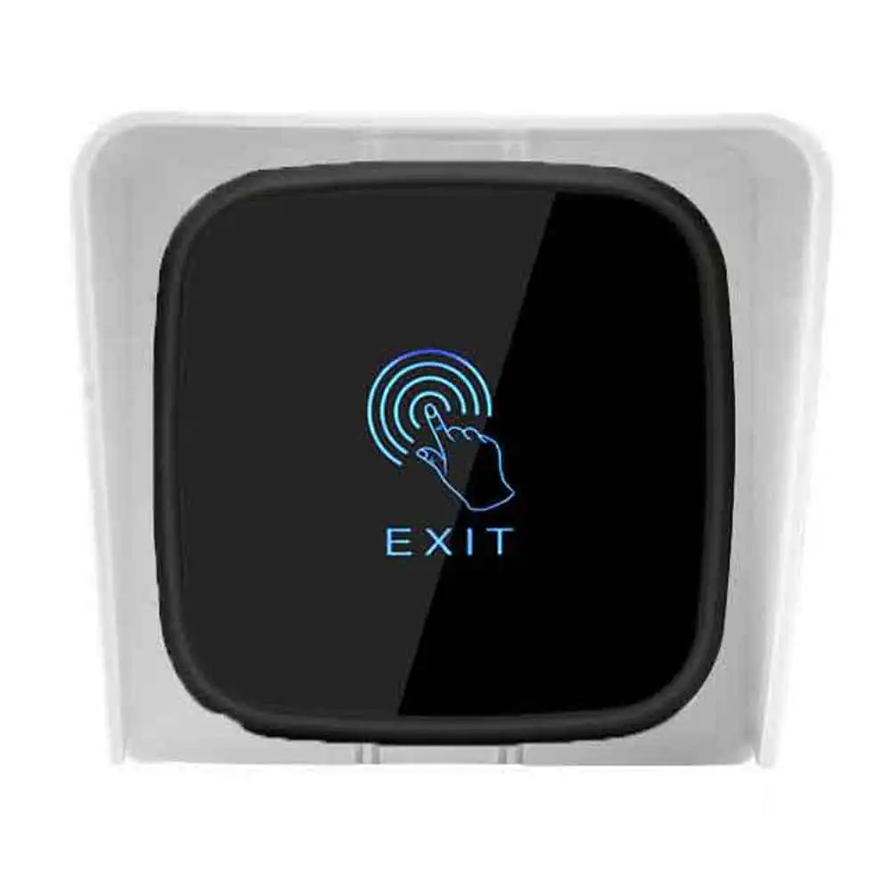 Dotyk exit tlačidlo,86X86mm dotykový panel,NO/NC/COM výstup, blue back light elektrické pole kazeta Obrázok 4