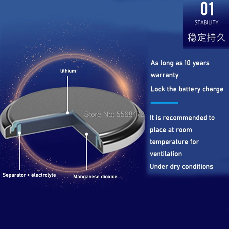 30pcs/veľa Pôvodnom Sony CR2016 3V Lítiové Batérie Pre auto tlačidlo sledovať, diaľkové ovládanie hračka 2016 ECR2016 CR 2016 gombíkové Batérie Obrázok 3