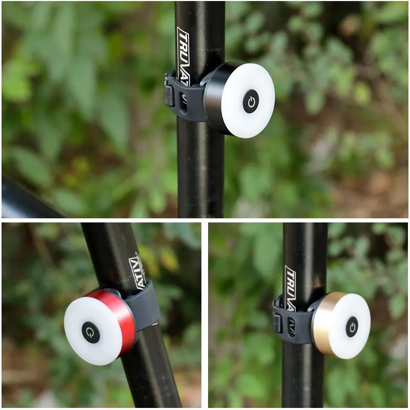 Kvalitný Bicykel zadné Svetlo na Bicykel sedlovka Vizuálne Varovanie Lampa USB Nabíjanie MTB COB LED Svietidlo 9-56 Hod Runtime Obrázok 5