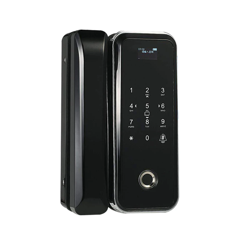 Tuya Smart Drevené Skla Dverí Zamky Vstavaný Wifi Modul Remote Unlock Odtlačkov prstov App IC Karty Heslo, Diaľkové Ovládanie, Alarm, Zámok Obrázok 5