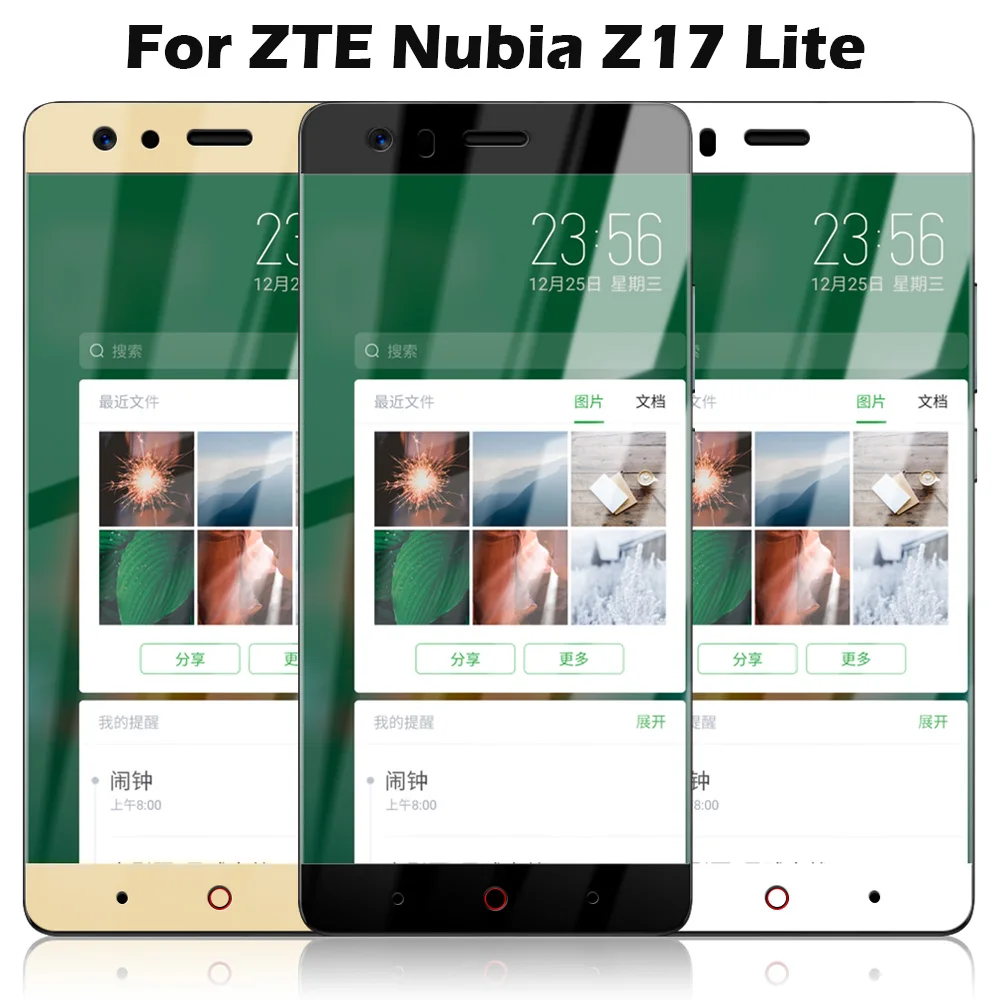 Full Screen Skla Pre ZTE Nubia Z17 Lite Tvrdeného Skla pre Nubia M2 V18 Z18 Mini Z17 Mini S Screen Protector Ochranná Fólia Obrázok 2