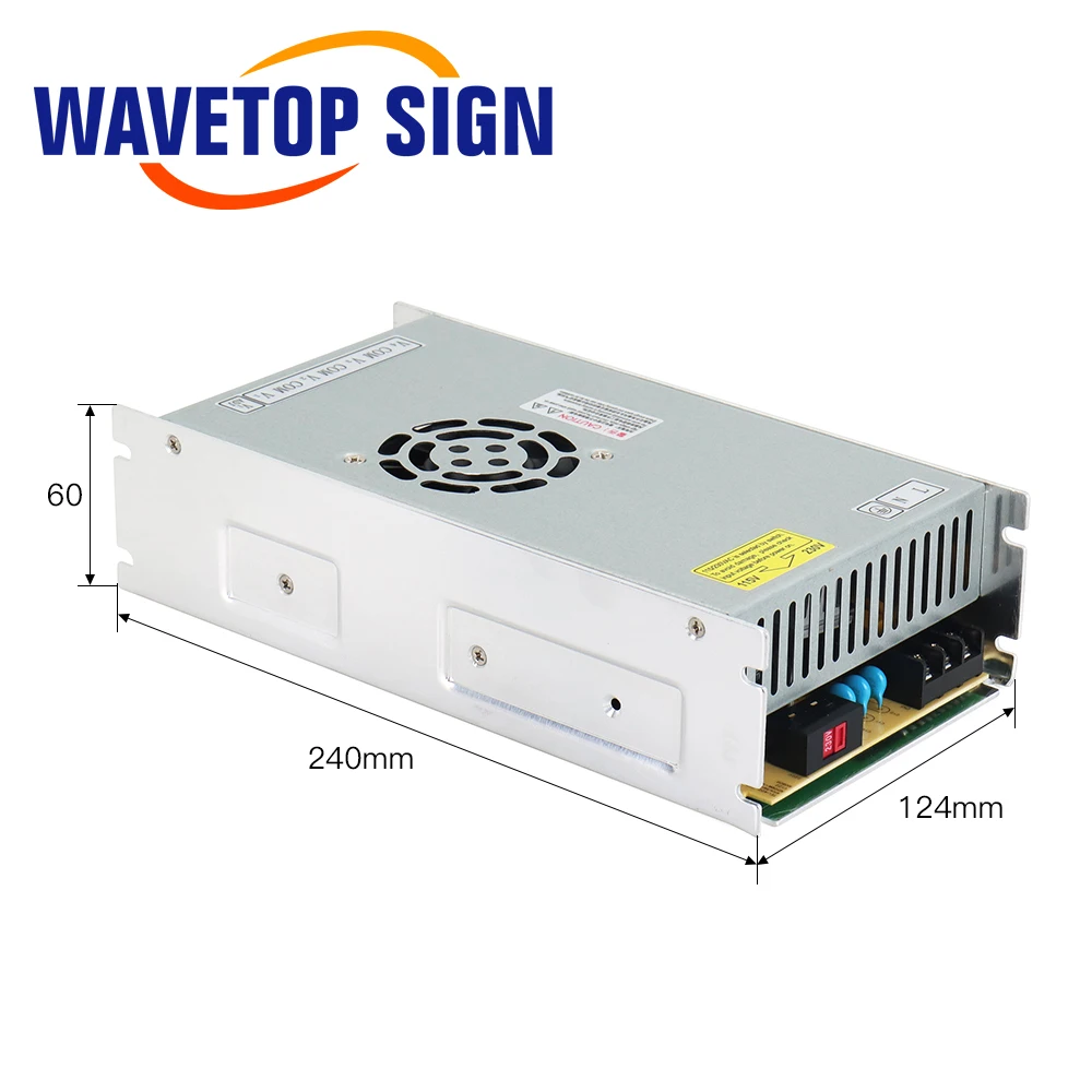 WaveTopSign Prepínanie Napájania HF500W-QV-A Výstupné 24V15A 15V5A 5V5A Triple Výstup pre Laserové Značenie Stroj Obrázok 1