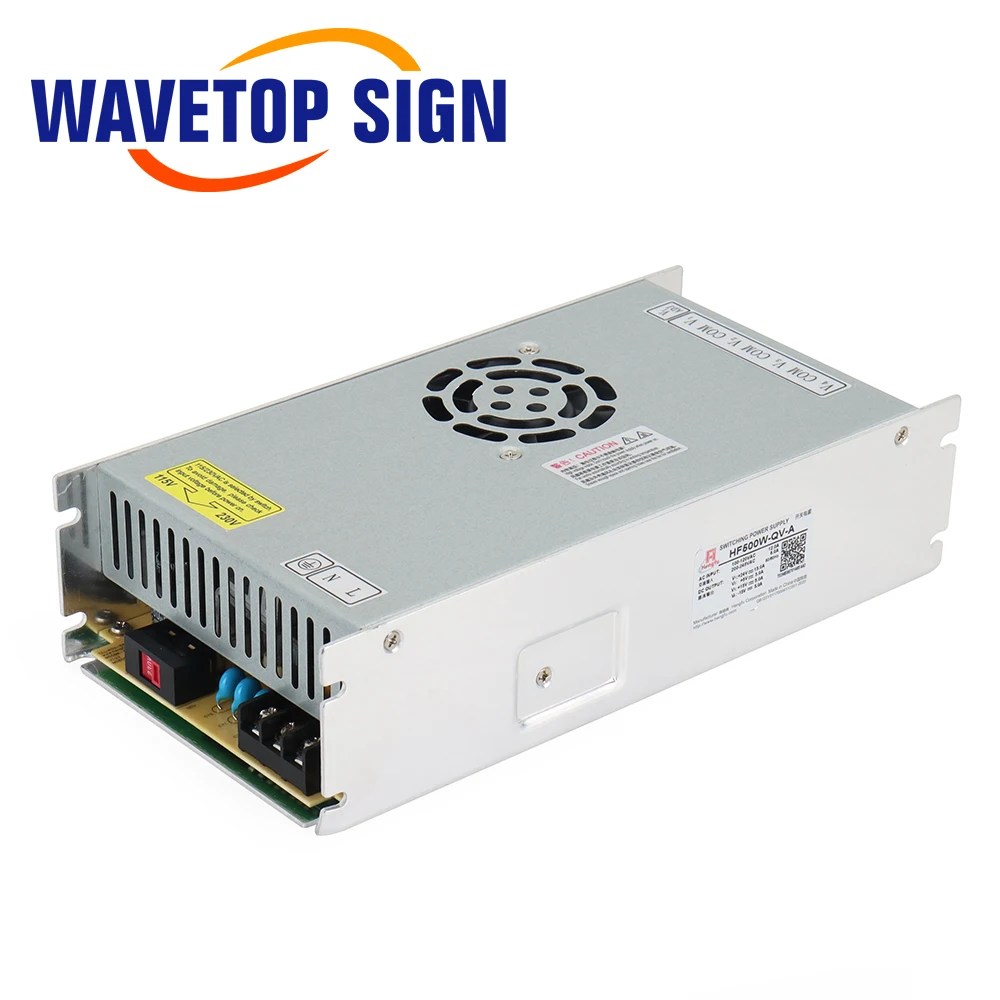 WaveTopSign Prepínanie Napájania HF500W-QV-A Výstupné 24V15A 15V5A 5V5A Triple Výstup pre Laserové Značenie Stroj Obrázok 5