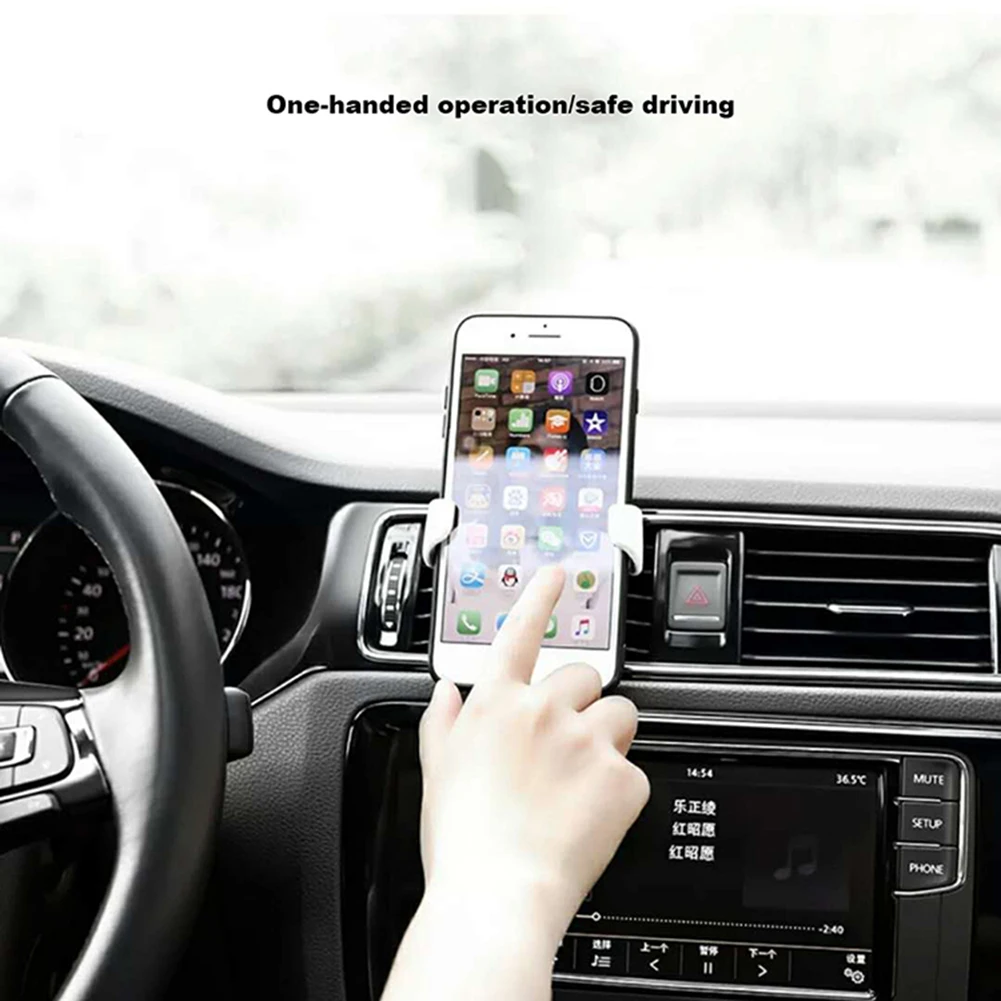 Univerzálne Gravitácie Auto Telefón Majiteľa Vozidla Air Vent Klip Pripojiť Mobilný Telefón Držiak na Mobil Stojan Podporu Pre iPhone Pre Samsung Obrázok 1