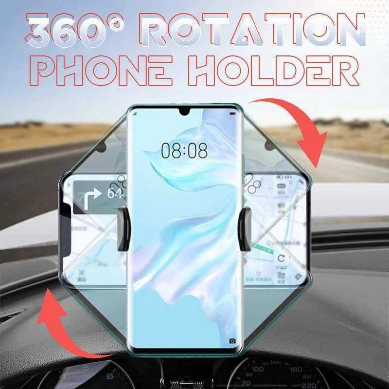 Multifunkčné Auto Tabuli Telefón Držiak o 360 Stupňov Otočná držiak do Auta, Stojan Univerzálny Mobilný Telefón GPS Podpora Clip Držiak Obrázok 1