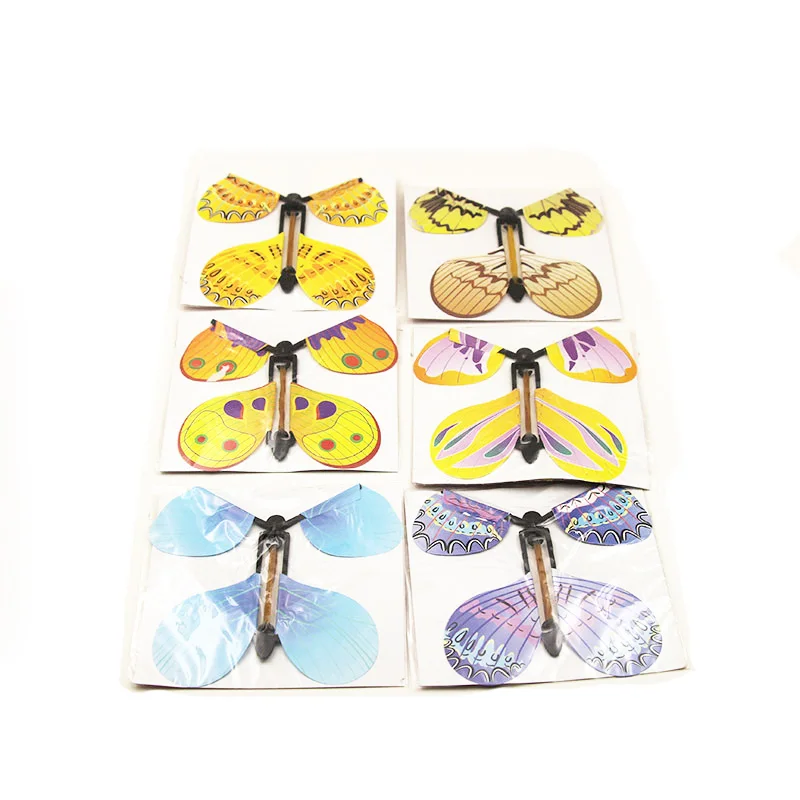 12pcs Magic Lietajúci Motýľ Zmena Z Prázdnej Ruky Slobody Motýľ zblízka Magické Triky, Magia Deti Hračka Zábavné mini-aplikácie Obrázok 1