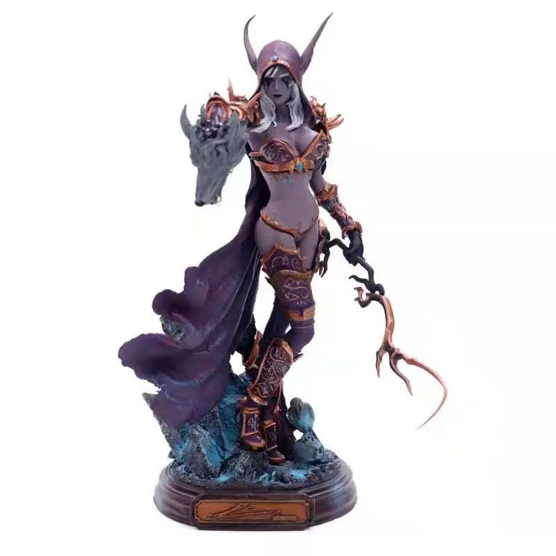 Sylvanas WindrunnerAnime Akcie Sylvan Lukostreľba Kráľovná Arthas Menethil Figura Zberateľskú Model World of Warcraft Dota WOW Obrázok 0