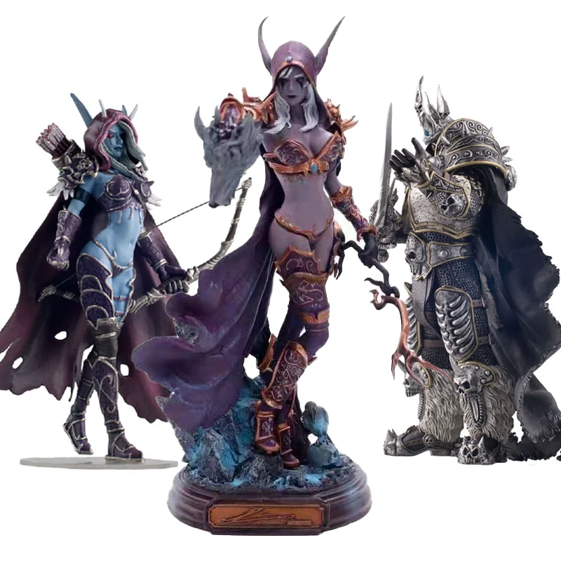 Sylvanas WindrunnerAnime Akcie Sylvan Lukostreľba Kráľovná Arthas Menethil Figura Zberateľskú Model World of Warcraft Dota WOW Obrázok 2