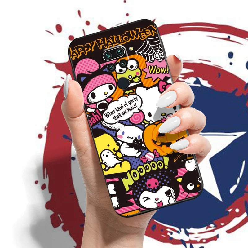 Pekná Kreslená Hello Kitty Pre Xiao Redmi 10X Pro 5G 10X 4G Shell Plnú Ochranu Coque Kryt Späť Shockproof Carcasa Obrázok 3