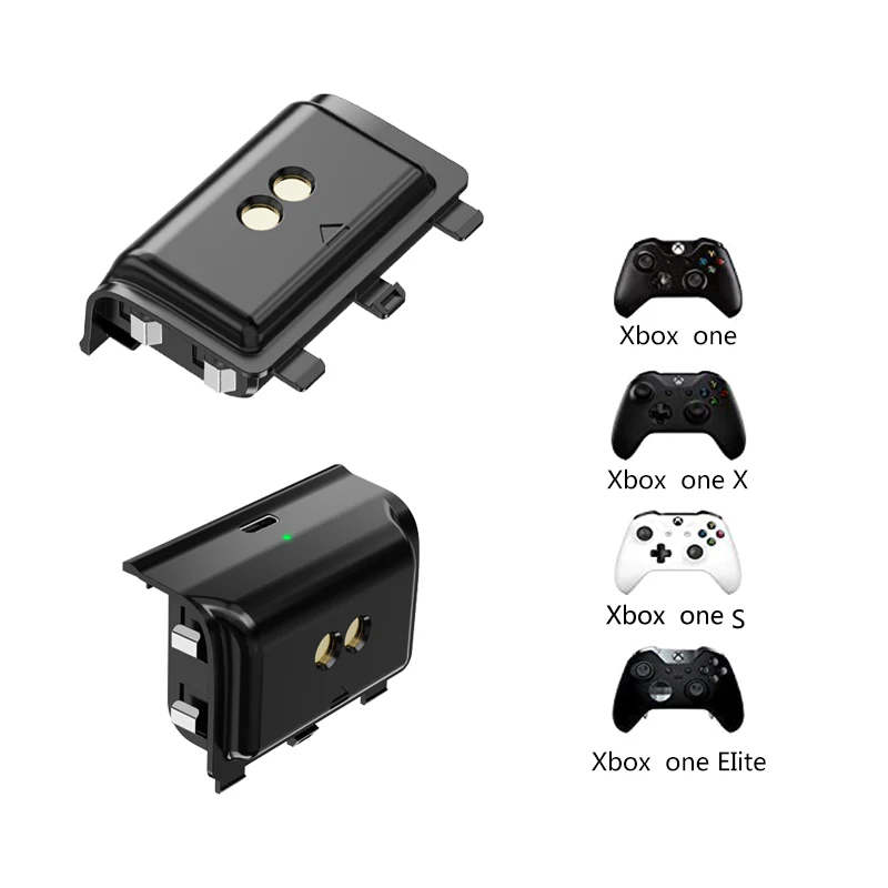 Xbox Jeden/Jeden X a Jeden Y Radič Nabíjačky, Dual Slot Vysokej Rýchlosti Dokovacia/nabíjacia Stanica s 2x2200mAh Nabíjateľná Batéria Balenia Obrázok 3