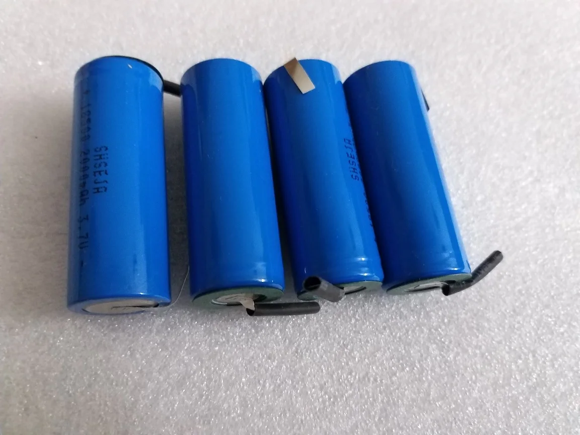 18500 2000mAh 3,7 V nabíjateľná batéria Recarregavel lítium-iónová batéria pre LED baterka Obrázok 0