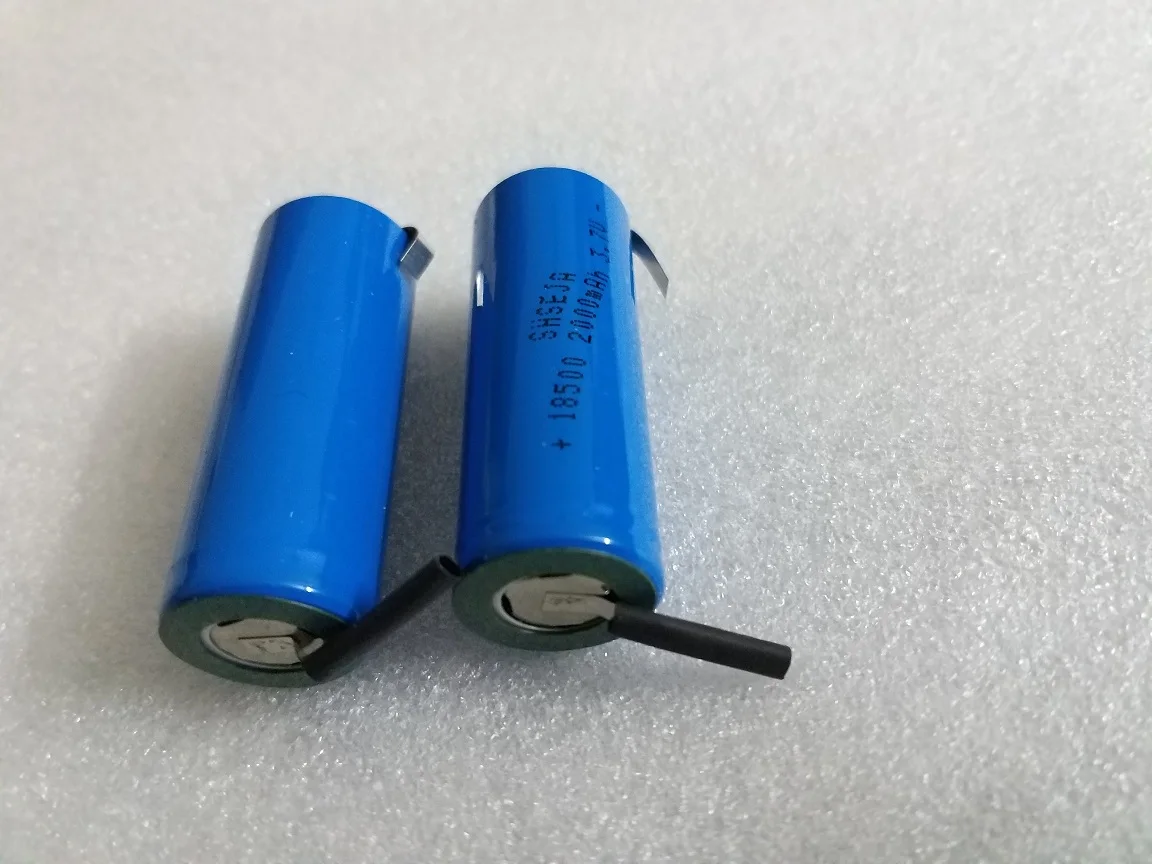 18500 2000mAh 3,7 V nabíjateľná batéria Recarregavel lítium-iónová batéria pre LED baterka Obrázok 1