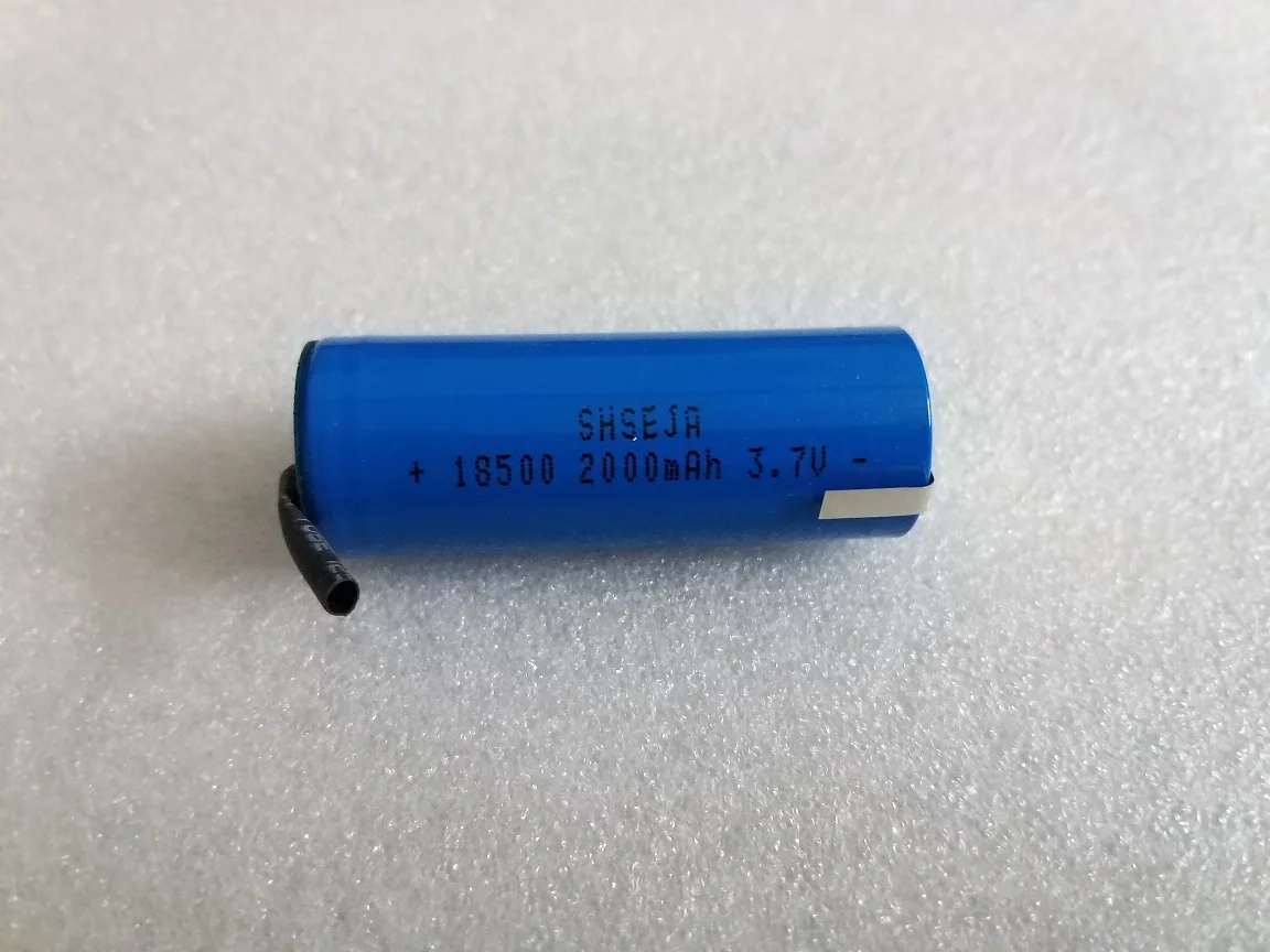 18500 2000mAh 3,7 V nabíjateľná batéria Recarregavel lítium-iónová batéria pre LED baterka Obrázok 2
