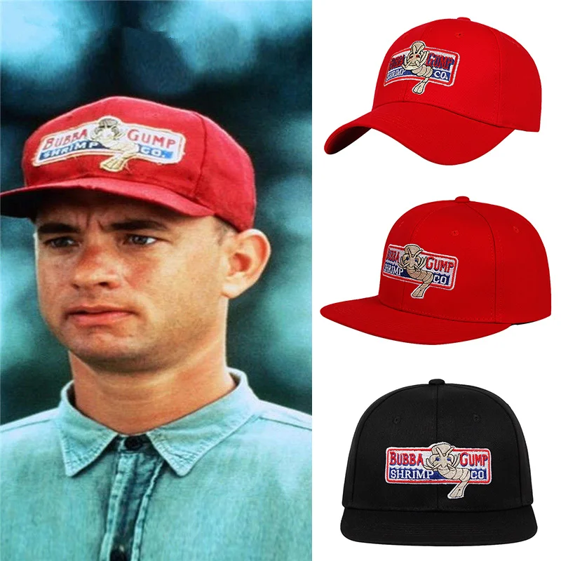2019 nové 1994 Bubba Gump Krevety CO. Baseball Klobúk Forrest Gump Cosplay Kostým Vyšívané Snapback Spp Mužov A Ženy Spp Obrázok 0
