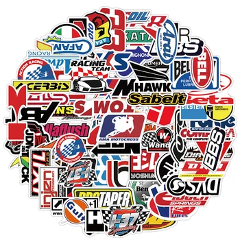 10/30/50/100ks JDM Racing Logo Auta Úprava Nepremokavé Nálepky Skateboard Notebook Prilba Auto, Motocykel, Bicykel Nálepky Odtlačkový