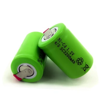 100%Nové Kvalitné Nabíjacie Batérie 4/5 SC NI-Cd 1.2 v 3200mAh,S Karte,Pre LED Požiarne Núdzové Svetlo Ručné Vŕtačky Nástroj