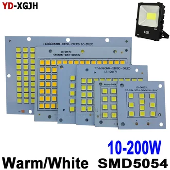 10W 20W 30W 50W 100W 150W 200W SMD 5054 led board 100% Full LED Svetlomet PCB Hliníkový plech pre led svetlomet