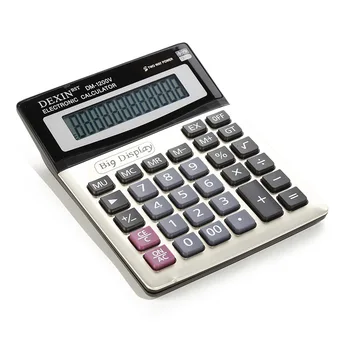 1Pcs 12 Číslic Elektronická Kalkulačka Veľký Displej Stolové Kalkulačky Home Office Školy Kalkulačky Finančné Účtovníctvo Nástroje