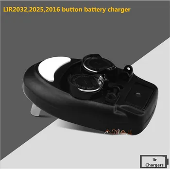 1pcs LIR2032/2025/2016 Nabíjateľná Mince gombíkovú Batériu, Nabíjačku