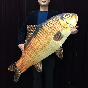 2019 Nové FISM Magic Veľkých Rýb Objaviť Ryby (130 cm) Triky pre Kúzelník Fáze Ilúzie Trik Ryby sa Objavujú Od Vzduchu Legrační