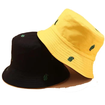 2019 Reverzibilné 4 farby kaktus Vedierko Hat unisex chapeau módne rybársky klobúk Bob Čiapky ženy muži panamský klobúk letné slnko spp