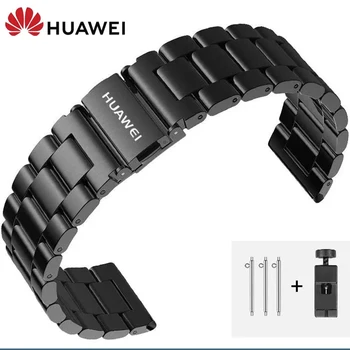 22 mm 20 mm Nerezová Oceľ Remienok pre Huawei Sledovať GT3 Gt3 pro /GT Runner/GT2 GT 2Pro GT2e Nahradenie Watchband s Huawei logo