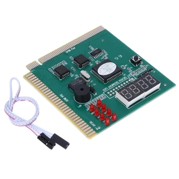 4 Miestny LCD Displej PC Analyzer Diagnostické Post Karty Doske Tester S LED Indikátor Pre ISA Zbernice PCI Doske