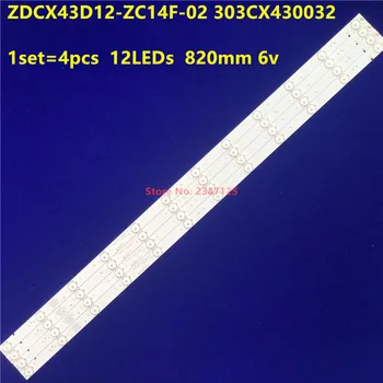 43inch LED PODSVIETENIE ZDCX43D12-ZC14F-02 303CX430032 LISTWA CX430M02 r Pixel LE-4329 CX430DLEDM LC430DUY-SHA1 43EX6543 LC430DUY