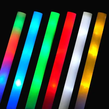50Pcs LED Svietiť, Pena Stick Wands Svietiť v Tme Strany, Farba Svetlo Stick rozsvieti Koncert Svadby, Narodeniny Svietiť Strana Dodávky