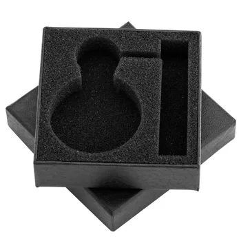 9*9*2.6 cm Námestí Čierna Vreckové Hodinky Box Papier Prípade Skladovania Darčekové Krabice Zbierať Velvet Taška
