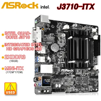 ASRock J3710-ITX základná Doska Intel Quad-Core Pentium cpu J3710 Integrovaná Intel HD Graphics 405 2xDDR3 16GB 4 SATA3 Mini-ITX