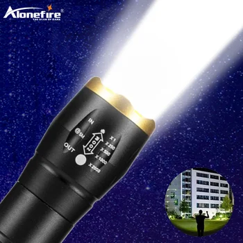 Alonefire X012 XPE Mini LED Baterka Nepremokavé Zoom Baterka Teleskopická Nočné Osvetlenie pre Kempovanie Turistika Von