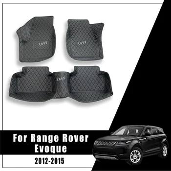 Auto Podlahové Rohože Pre Land Rover Range Rover Evoque 2012 2013 2014 2015 SUV 4 dvere, Auto Koberce Koberce Interiéru Zahŕňa Príslušenstvo