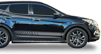Bubliny Vzory Odtlačkový Nálepky Vinyl Offroad Racing Stripes Kompatibilný s Hyundai Santa Fe 20122018