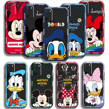 Cartoon Disney Minnie Mickey Mose Pre Xiao Poco X3 X3 PRO NFC X3 GT M3 M3 Pro 5G F3 GT Telefón Prípad Späť Black Funda