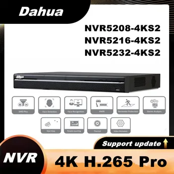 Dahua 4K H. 265 Pro English Version NVR 8CH NVR5208-4KS2 16CH NVR5216-4KS2 32CH 5232-4KS2 Bez PoE Porty Siete Videa, Záznam