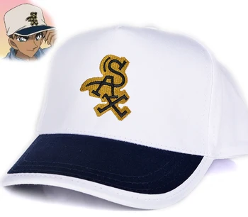 Detective Conan Hattori Heiji Cosplay Snapback Klobúk 100% Bavlna Baseball Cap