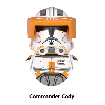 Disney 501st Clone Trooper Stavebné Bloky Republic Commando Účinnosť 99 Hunter Krížik Odťahová Echo Cody Rex Tehla Obrázok