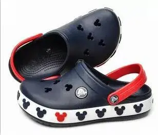 Disney Mickey Minnie Chlapčenské Dievčenské Pláži Tenisky 3D Papuče Detí Otvor Topánky Sandále detské Sandále, Baby, Deti Topánky