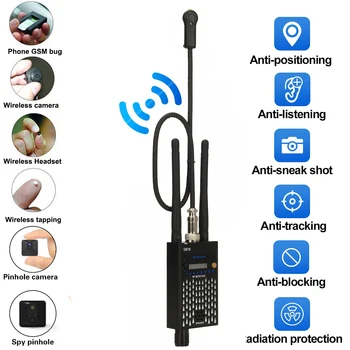 G618W G318 Anti Špionážne Bezdrôtové RF Signálu Detektora Chybu GSM GPS Tracker Fotoaparát Odpočúvacie Zariadenie, Profesionálne Signál Vyhľadávanie