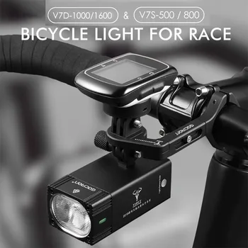 GACIRON Smart Požičovňa Svetlometu Bike Race Svetlom Baterky S Mount Držiak IPX6 USB Diaľkový Spínač MTB, Road na Bicykli LED Lampa