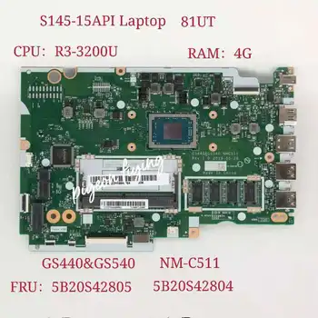 GS440&GS540 NM-C511 pre Lenovo Ideapad S145-15API Notebook Doske 81UT CPU:R3-3200U UAM RAM:4G FRU 5B20S42805 5B20S42804