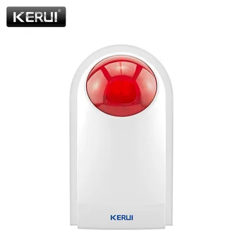 KERUI Vysoko Kvalitné Bezdrôtové 120dB 433MHz J008 Blikať Poplašné Sirény Senzor, Vnútorné Pracuje pre Home Security GSM Alarm Systém