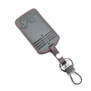 Kožené Auto príveskom, puzdro Chránič Peňaženky Remote Pre Mazda 5 6 8 M8 CX-7 A CX-9 4 Tlačidlá Smart Remote Kľúč