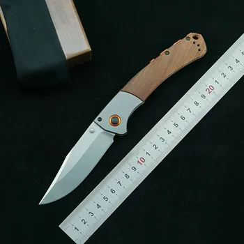 LEMIFSHE 15080 skladací nôž S30V čepeľ G10/drevenou rukoväťou, outdoor camping prežitie praktický kuchynský nôž na ovocie nôž nástroj výchovy k DEMOKRATICKÉMU občianstvu