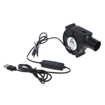Mini Ventilátor USB 5V BBQ Varenie Oheň-Sporák Dúchadlo, Ventilátor 2500RPM Turbo Dúchadla s Rýchlosť Radiča Prenosné Odstredivý Ventilátor