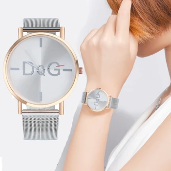 Minimaliste Ženy Hodinky DQG Luxusné Módne Značky Dámske náramkové hodinky S Rose Gold Oka Kapela Jednoduchá Žena, Hodiny, Darčeky